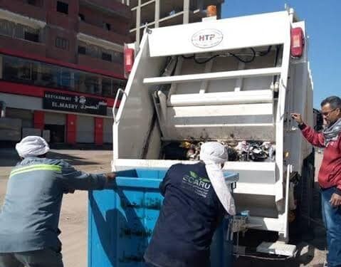 محافظ البحيرة "رفع" 3750" طن من القمامة يوميا بنطاق المحافظة
