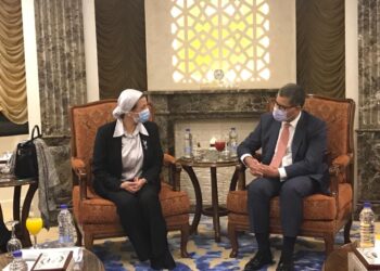 وزيرة البيئة تلتقى رئيس