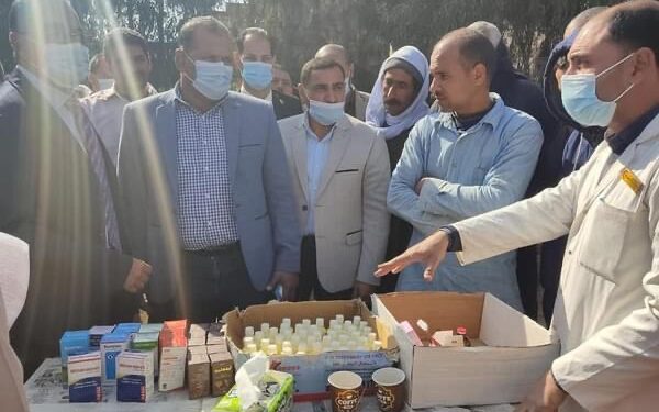 تنفيذ قافلة سكانية شاملة بقرية ابوالشقاف بحوش عيسى احدى قرى المبادرة