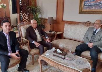 الغضبان وحريز يبحثان أحوال بورسعيد الامنيه