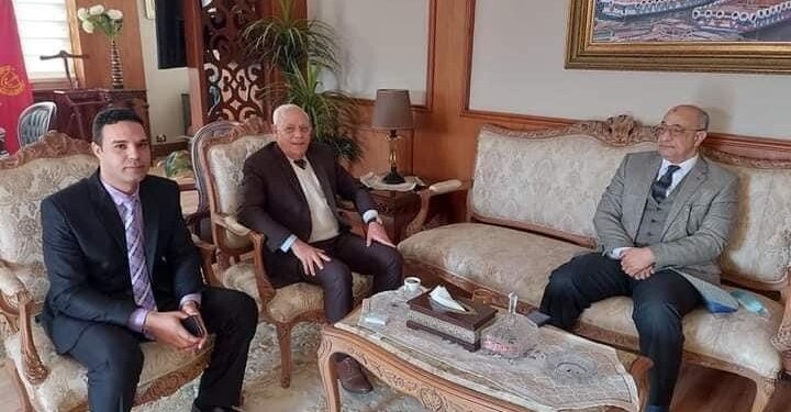 الغضبان وحريز يبحثان أحوال بورسعيد الامنيه