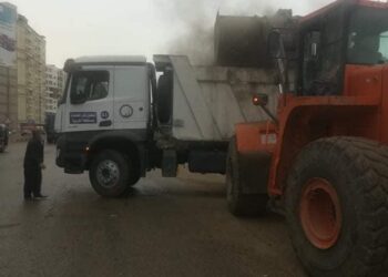 داوود يقود حملة مكبرة لرفع المخلفات بحي اول طنطا