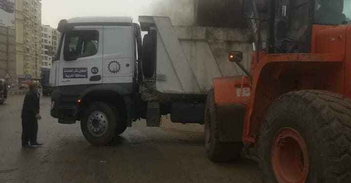 داوود يقود حملة مكبرة لرفع المخلفات بحي اول طنطا