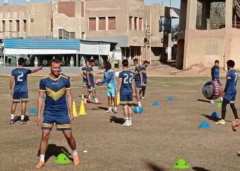 المنيا يختتم تدريباته استعداداً لمواجهة التليفونات بكأس مصر غداً