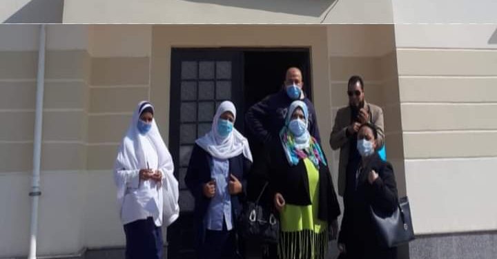 مدير الإدارة الصحية بابشواى تتفقد العمل في وحدة « منشأة هويدى »