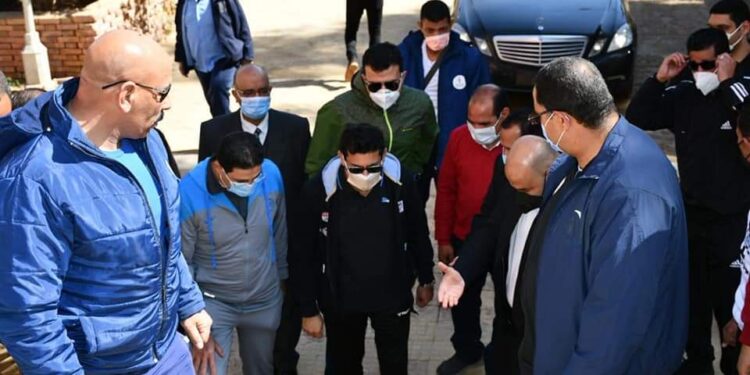 الدكتور ‘ أشرف صبحي ” وزير الشباب والرياضة وصل اليوم الجمعة إلى الواحات البحرية