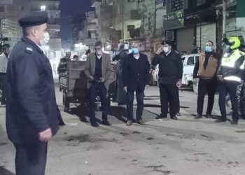 حملة مكبرة لإزالة الإشغالات بشوارع شبين القناطر و تحرير 10 محاضر مخالفة بقيادة محافظ القليوبية