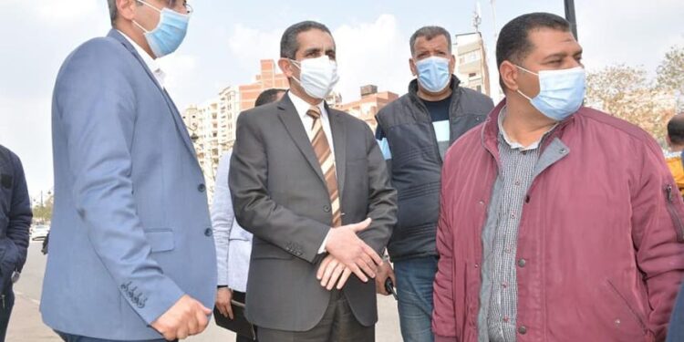 محافظ الغربية ونائبه يتفقدان المرحلة الثالثة والرابعة من تطوير كورنيش طنطا