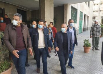 نائب محافظ بورسعيد يتفقد الأعمال الانشائية الجاريه بغرفة العمليات لتطويرها