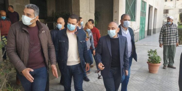 نائب محافظ بورسعيد يتفقد الأعمال الانشائية الجاريه بغرفة العمليات لتطويرها