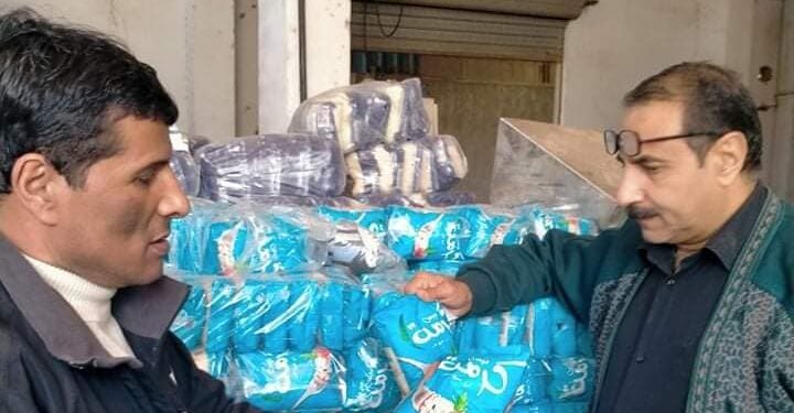 ضبط كميات كبيرة من المواد