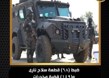 حملات أمنية أسفرت عن نتائج إيجابيه فى مجال ضبط قضايا الأسلحة النارية