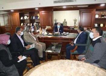 محافظ بني سويف يستقبل رئيس الأكاديمية الوطنية للاشخاص ذوي الإعاقة