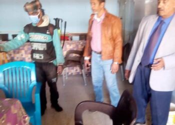 تعقيم مدرسة شركه السكر بنجع حمادي شمال قنا استعدادا للترم الثاني