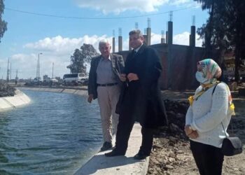 الباز”الرى تواصل تنفيذ المشروع القومى لتبطين الترع بمحافظة  الدقهلية