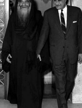 إحتفال الكنيسه القبطية الإرثوذكسيه باليوبيل الذهبي لرحيل البابا كيرلس السادس