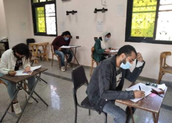 بدء امتحانات طلاب البكالوريوس بكلية التربية النوعية جامعه عين شمس
