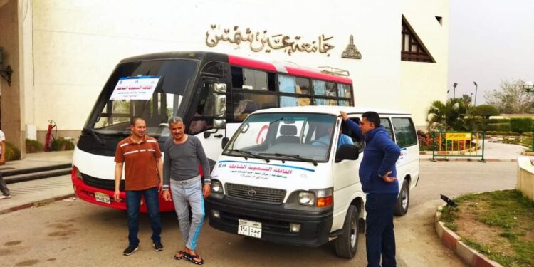 بالصور .. استعدادات جامعة عين شمس لإطلاق قافلتها التنموية الشاملة لمحافظة قنا