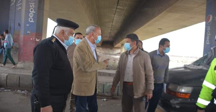 محافظ القليوبية يقوم بجولة لمتابعة النظافة والاشغالات