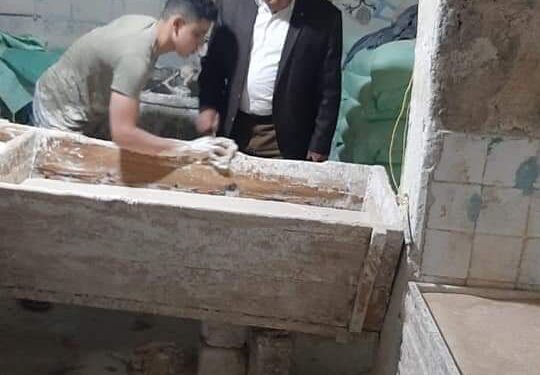 تموين الغربية يضبط بعض المخابز البلدية الخارجة عن القانون بالسنطة مركز طنطا.