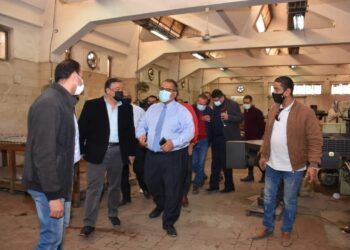 سعود : يتفقد مطبعة جامعة عين شمس  لتطويرها وتزويدها بأحدث تقنيات الطباعة