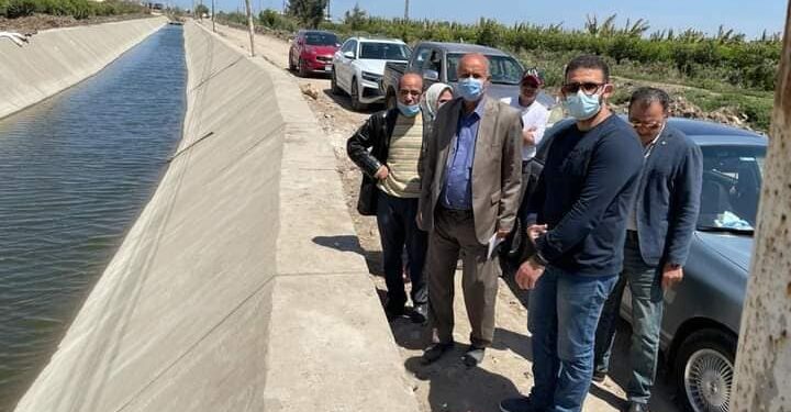 مستشار وزاره الرى" يتابع أعمال تأهيل الترع بغرب الدلتا