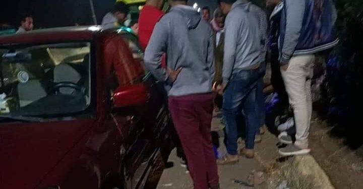 المنوفية :حادث تصادم سيارات