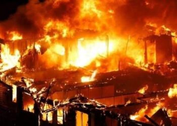 اصابة سيدة باختناق