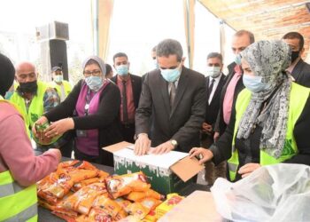 تعبئة ٧٠٠٠ كرتونة ضمن حملة مصر الخير لإفطار صائم بمحافظات الدلتا