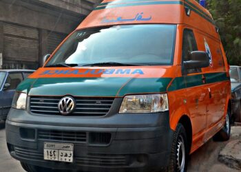 اصابه شاب في حادث انقلاب موتوسيكل بأبوتشت قنا