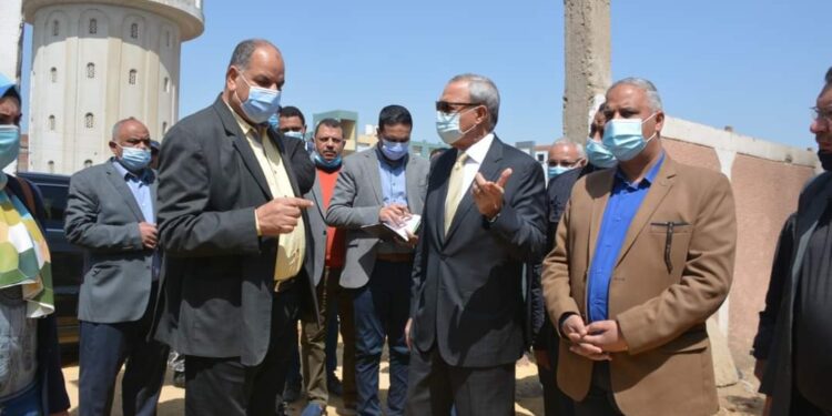 جولة ميدانية بثلاث مدن لمحافظ القليوبية لمتابعة سير العمل بالمشروعات الجاري تنفيذها.