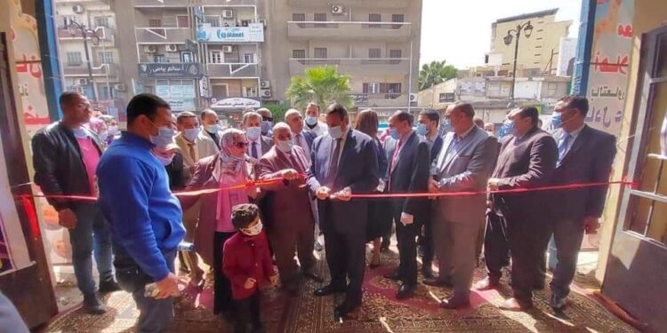 إفتتاح معرض بيع السلع الغذائية بأرض المعارض بالبحيره بمناسبه شهر رمضان الكريم