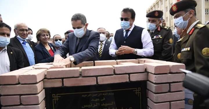 وزير التعليم العالي ومحافظ الغربية يضعان حجر الأساس للجامعة التكنولوجية ببهبيت الحجارة