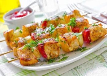 طريقة عمل شيش طاووق