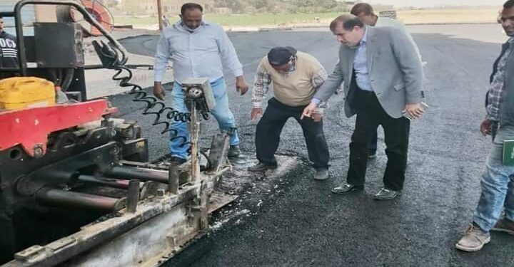 محافظ كفر الشيخ : استمرار أعمال الرصف بالمدن والقرى