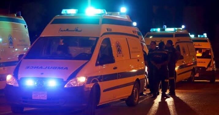 حادث سير بطريق أبوسمبل جنوب أسوان