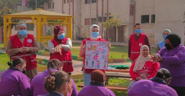 تعاون شركة اوليمب تريد مع جمعية الهلال الأحمر المصري