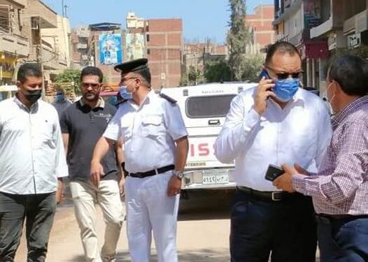 محافظ الشرقية يرافقه رئيس مدينة منياالقمح يتفقدان الوحدة المحلية بسنهوا