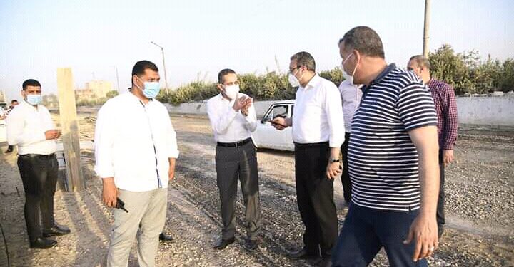 محافظ الغربية في جولة تفقدية لمتابعة أعمال الرصف بشوارع العاصمة