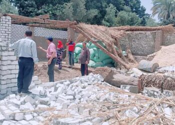 إزالة حالة تعدي ورفع تشوينات في زمام جمعيه ابوجنشو