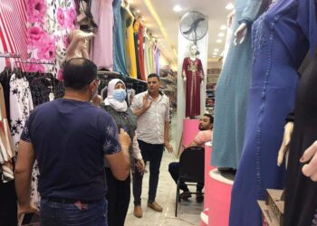 أمنة “غلق 5 اماكن مخالفة وتحرير 236 محضر عدم ارتداء كمامات .