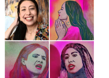 “بوب بورتريه” فن تشكيلى تعبيرى للدكتورة وفاء ياديس