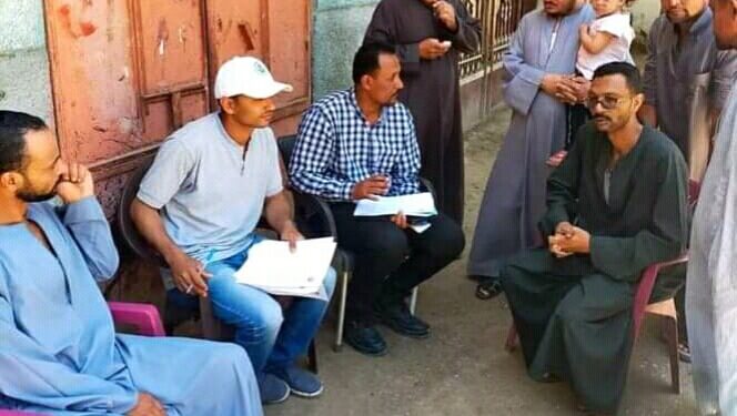 توعية المواطنين بمشروعات المبادرة الرئاسية  “حياة كريمة” بمركز ابوتشت