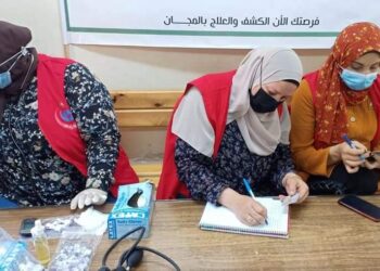 فرق متحركة لتطعيم المواطنين لقاح فيروس كورونا بمحافظة الغربية