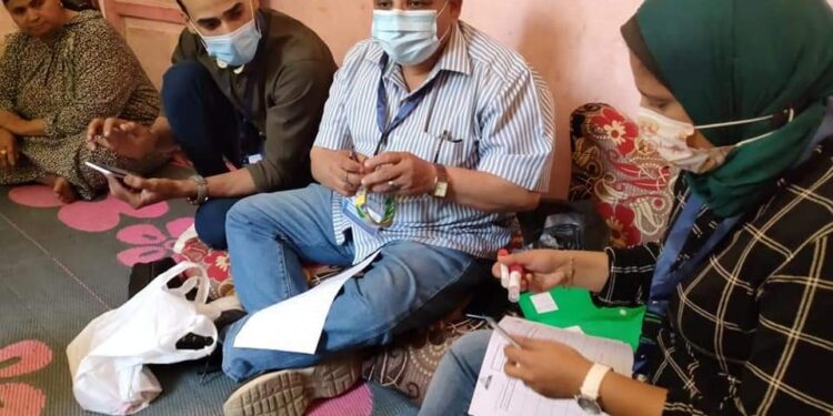 انتهاء الفحص الميداني العشوائي لفحص معدل انتشار فيروس كورونا بالغربية