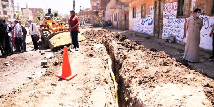 محافظ الغربية يتابع أعمال المبادرة الرئاسية "حياة كريمة" بزفتى