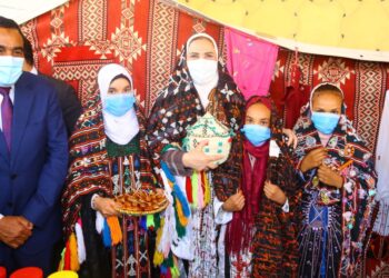 وزيرة التضامن تفتتح مجمع الطفولة بالنادي الاجتماعي بمطروح