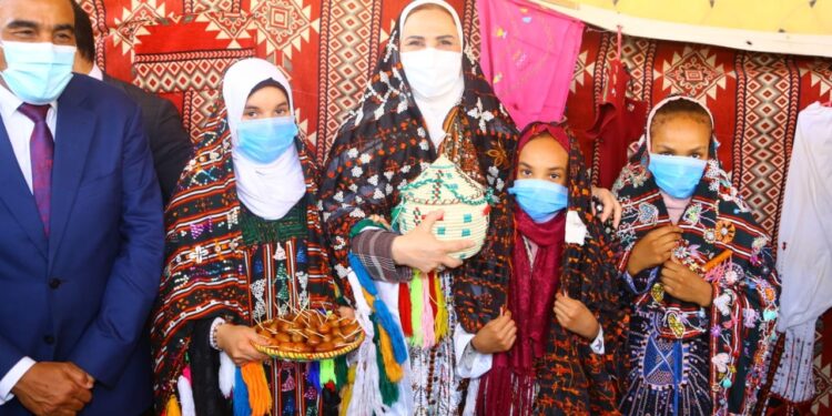 وزيرة التضامن تفتتح مجمع الطفولة بالنادي الاجتماعي بمطروح