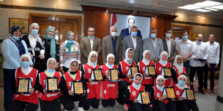 تكريم منتخب القليوبية