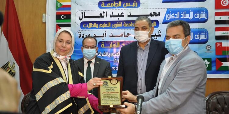 بالصور .. الملحق الثقافي الأردني : جامعة كفرالشيخ وجهة طلاب الدول العربية